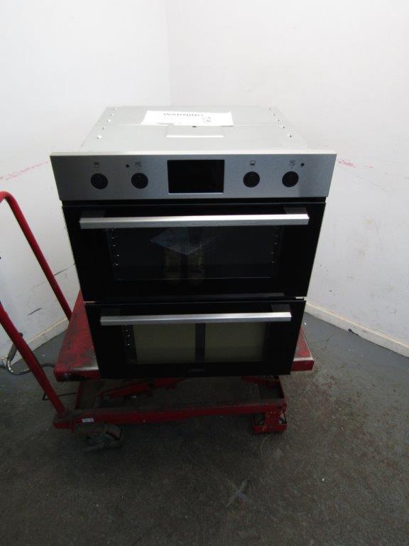 Zanussi ZPHNL3X1 Double Oven Built Under in Stainless Steel GRADE A
