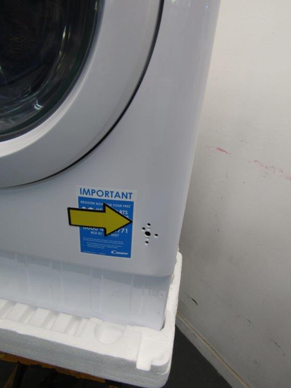 Candy CBD485D1E/1-80 Washer Dryer Integrated 8kg + 5kg 1400rpm White GRADE B