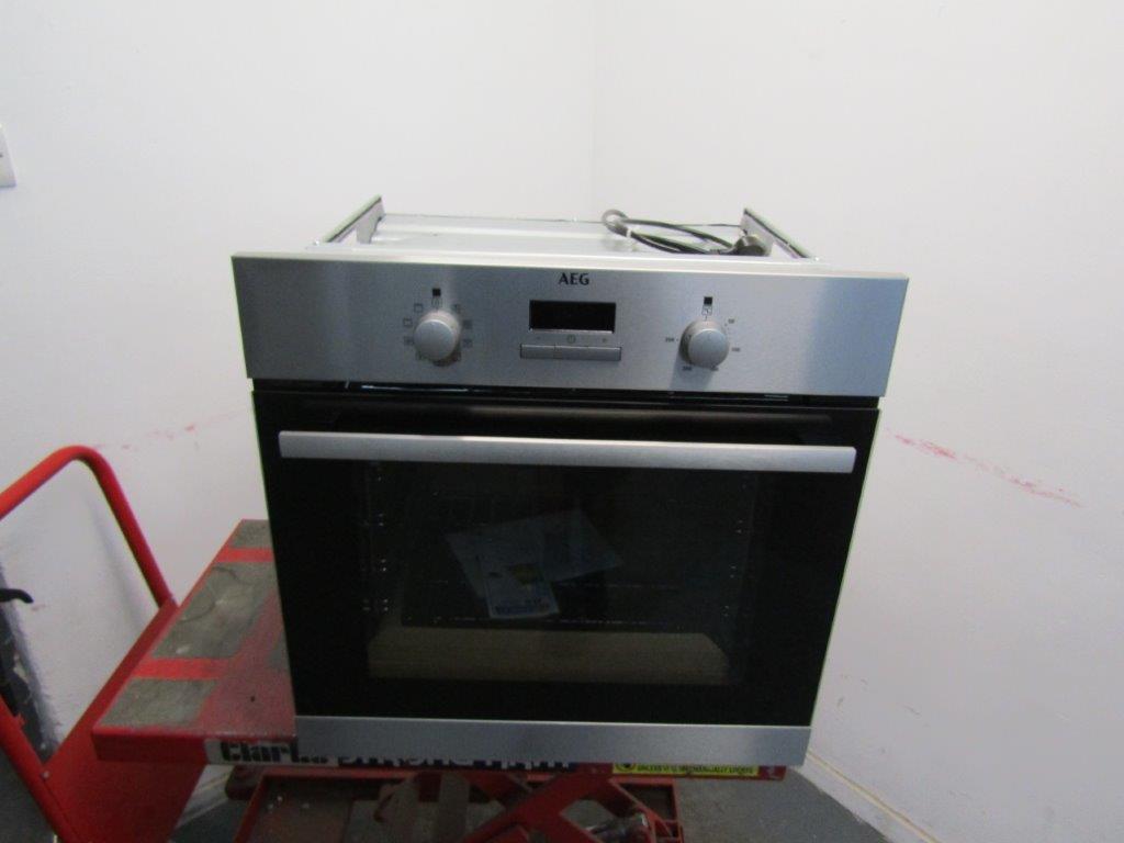 AEG BSX23101XM Built In Electric Single Oven Stainless Steel GRADE A