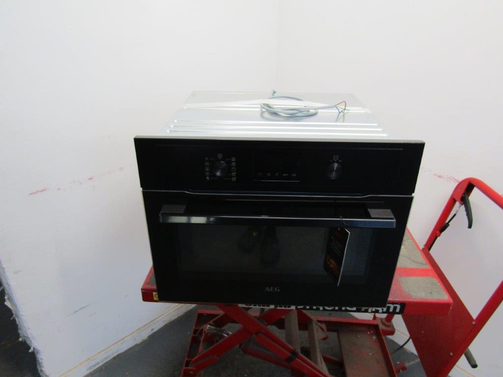 AEG KOX36506GB Built In Combi Microwave Oven in Black GRADE B
