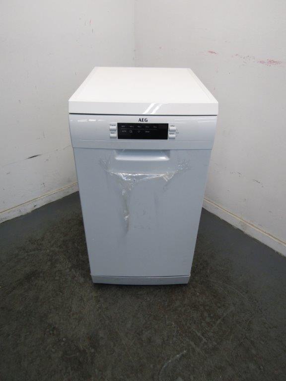 AEG FFB62417ZW Freestanding Dishwasher Slimline in White GRADE A