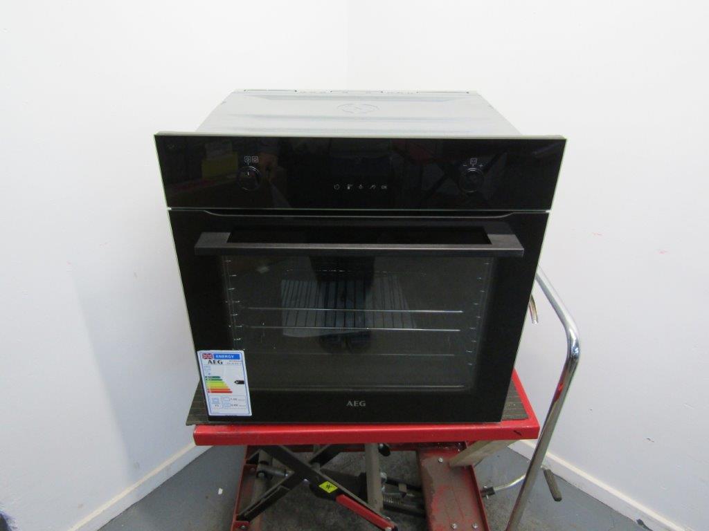 AEG BPK556260B Single Oven Electric Steambake Pyrolytic Black GRADE A