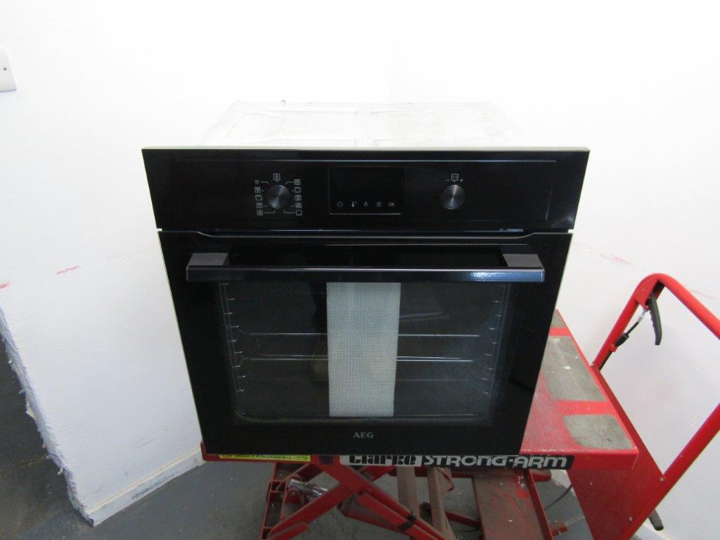 AEG BPX535061B Single Oven Electric Built in Pyrolytic  Black GRADE A