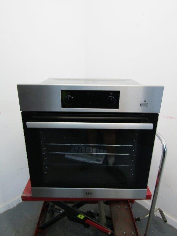 AEG BES355010M Single Oven Steambake in Stainless Steel GRADE A