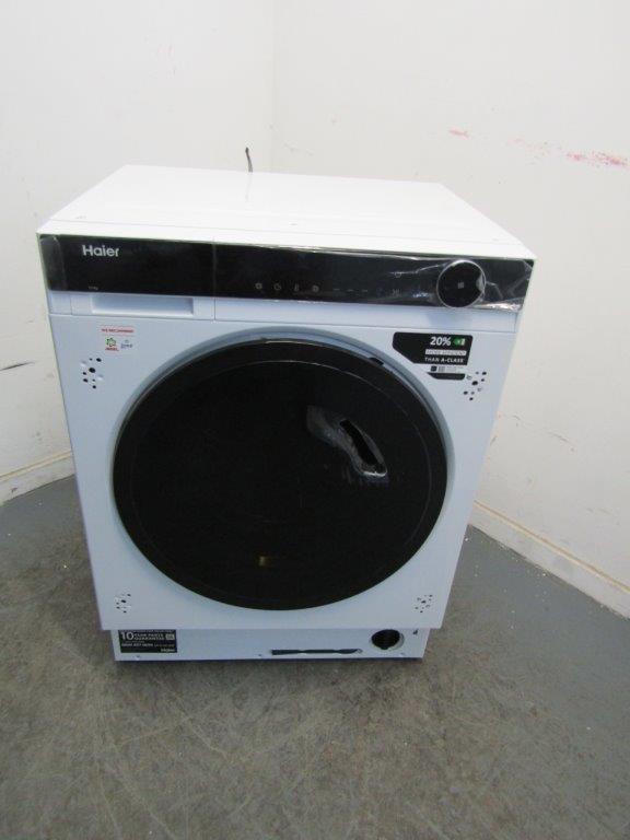 Haier HWB100B14858U1 Integrated Washing Machine 10kg 1400 rpm White GRADE B