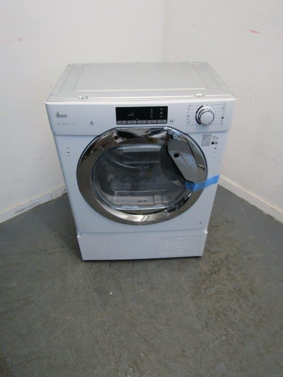 Hoover BHTDH7A1TCE-80 Tumble Dryer 7kg Heat Pump Integrated White GRADE A