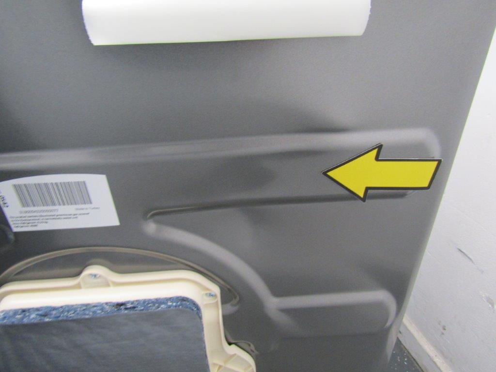 Hoover BATDH7A1TCER-80 Tumble Dryer 7kg Heat Pump Integrated Anthracite GRADE A