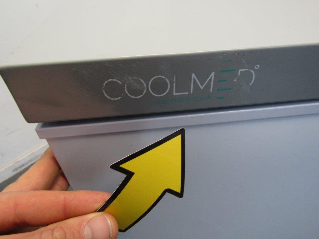 CoolMed CMS125 Pharmacy Fridge 125L Solid Door in White GRADE B