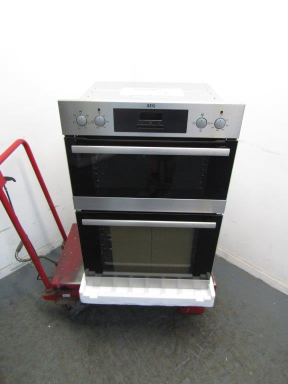 AEG DEX33111EM Double Oven Built in Electric Stainless Steel GRADE A
