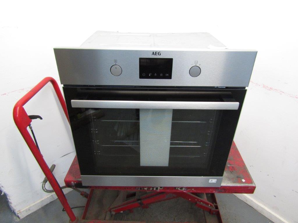 AEG BEK335061M Single Oven Electric Built in Stainless Steel GRADE A