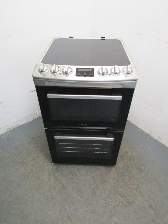 AEG CCX1530ACM Electric Cooker 55cm Ceramic Stainless Steel GRADE B
