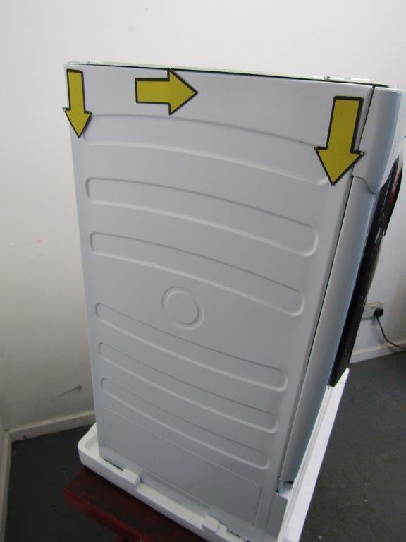 Haier HDBIH7A2TBEX Fully Integrated 7kg Heat Pump Dryer in White GRADE B