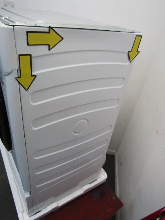 Haier HDBIH7A2TBEX Fully Integrated 7kg Heat Pump Dryer in White GRADE B