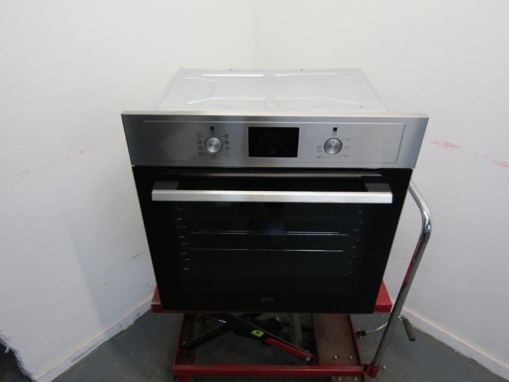 AEG BEX335011M Single Oven Electric Built in Stainless Steel GRADE B