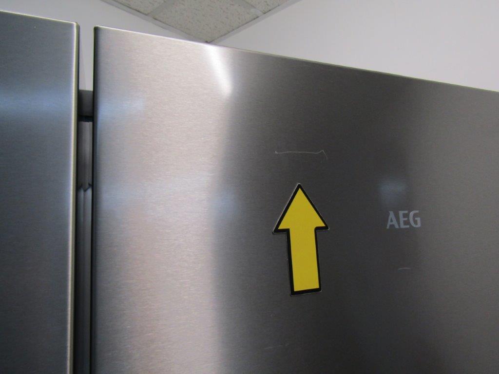 AEG RMB954F9VX Fridge Freezer American Stainless Steel GRADE B