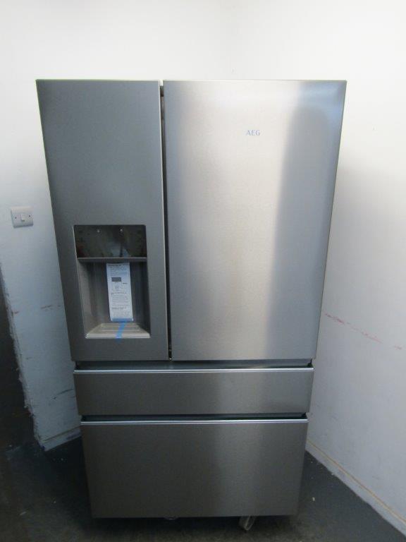 AEG RMB954F9VX Fridge Freezer American Stainless Steel GRADE B