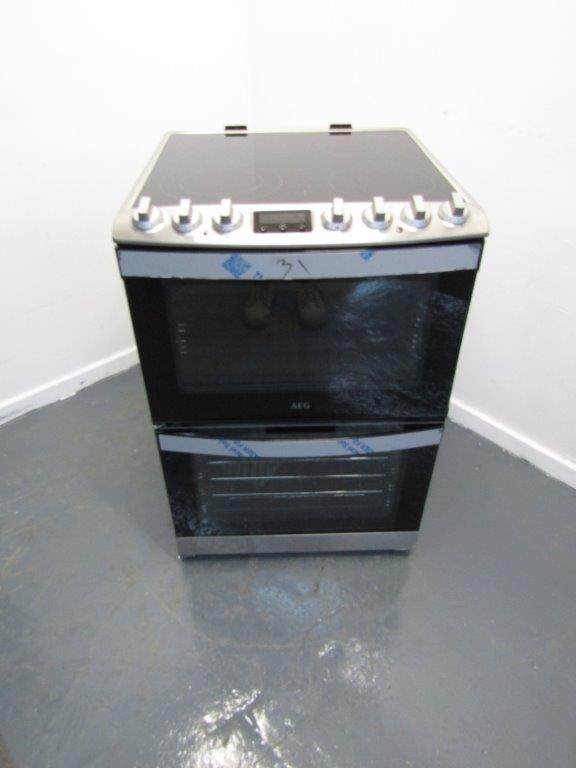 AEG CCB6741ACM Electric Cooker 60cm Ceramic Stainless Steel GRADE B