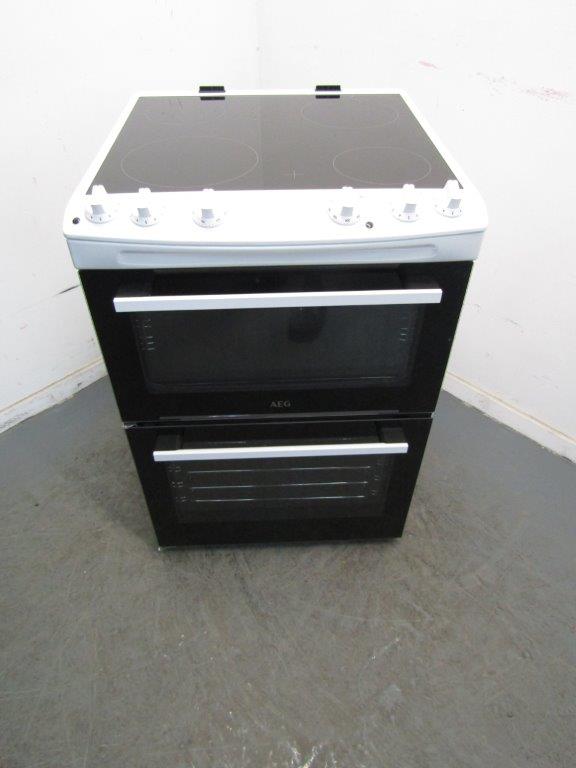 AEG CCX6501ACW Electric Cooker 60cm Ceramic in White REFURBISHED