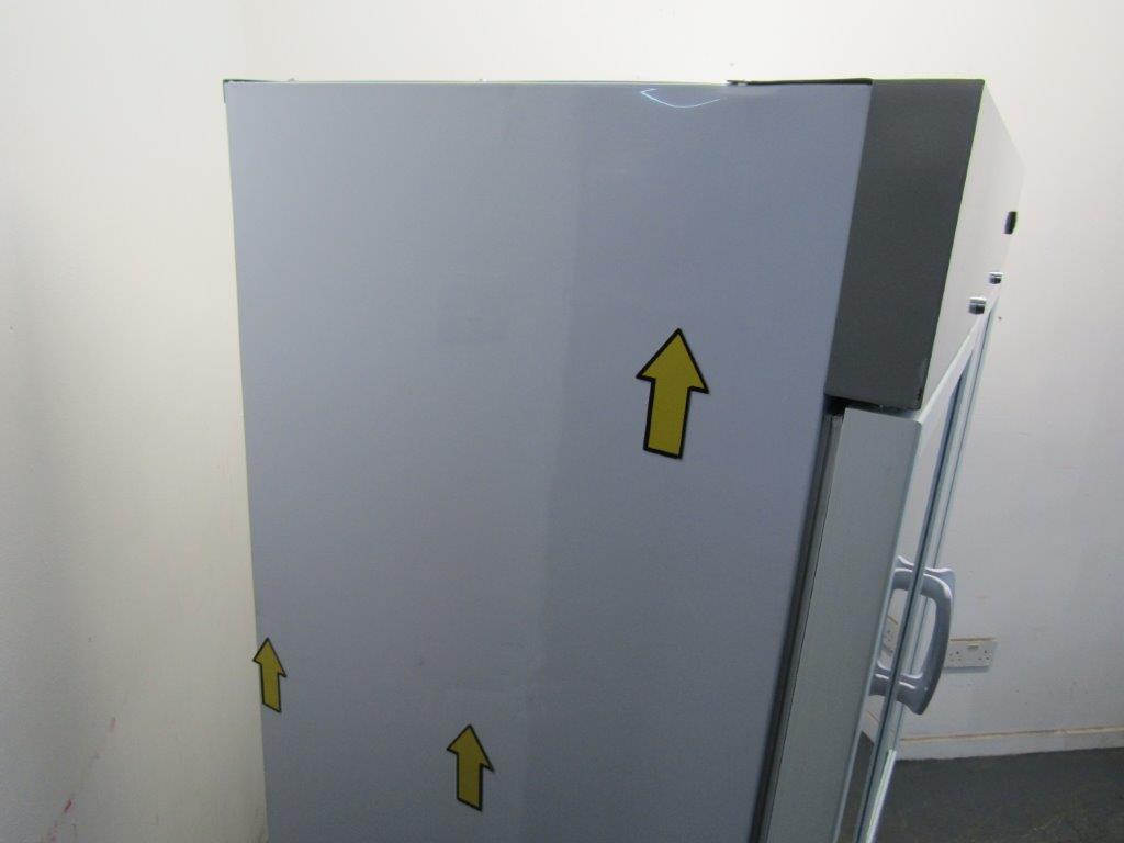 CoolMed CMG500 Pharmacy Refrigerator Double Glass Door 500L in White GRADE A