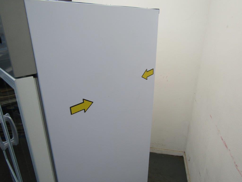 CoolMed CMG500 Pharmacy Refrigerator Double Glass Door 500L in White GRADE A