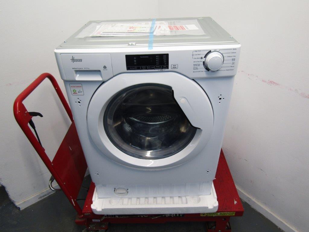 Hoover HBD485D14/1-80 Washer Dryer Integrated 8kg + 5kg 1400rpm White GRADE A