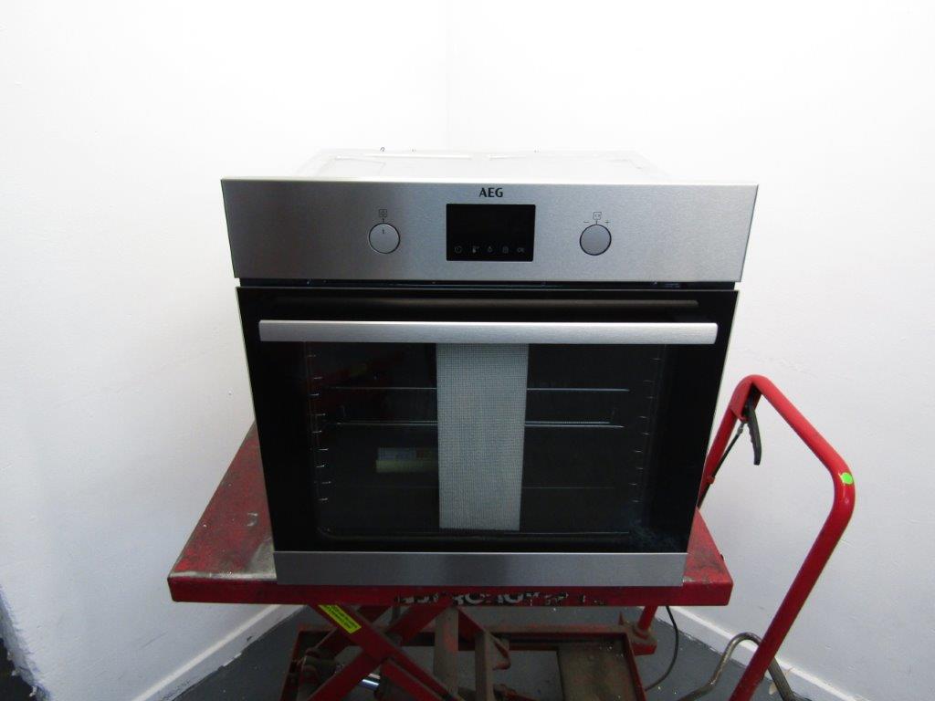 AEG BPS355061M Single Oven Built in Electric  in Stainless Steel GRADE A