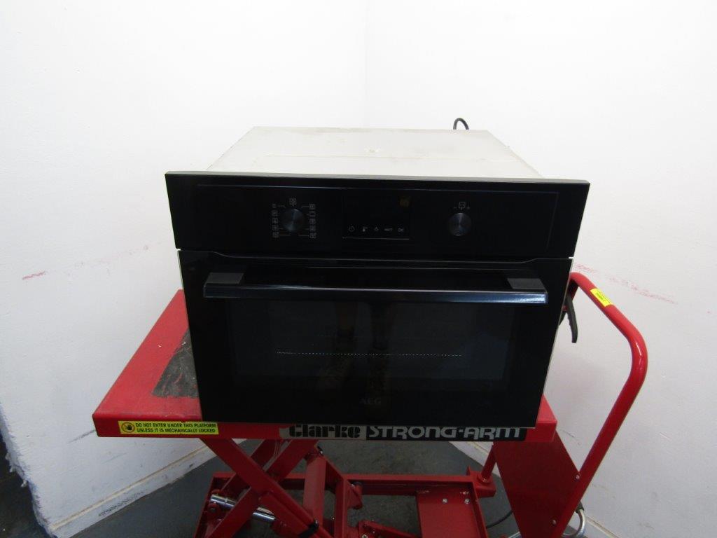 AEG KMX365060B Combi Integrated Microwave & Oven Black GRADE A