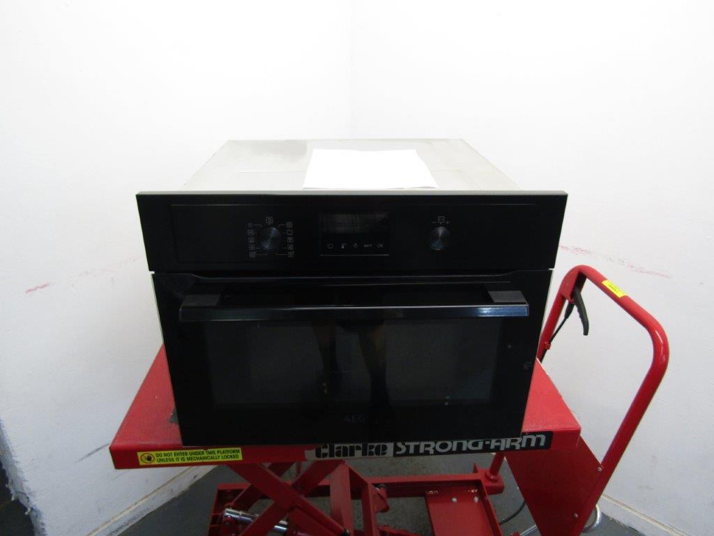 AEG KMX365060B Combi Integrated Microwave and Oven Black GRADE A