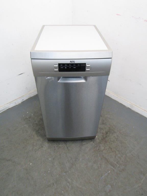 AEG FFB73527ZM Slimline Dishwasher Freestanding Stainless Steel GRADE A
