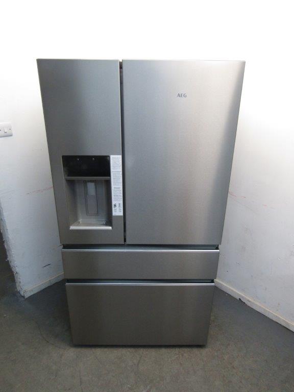 AEG RMB954F9VX Fridge Freezer American Stainless Steel GRADE B