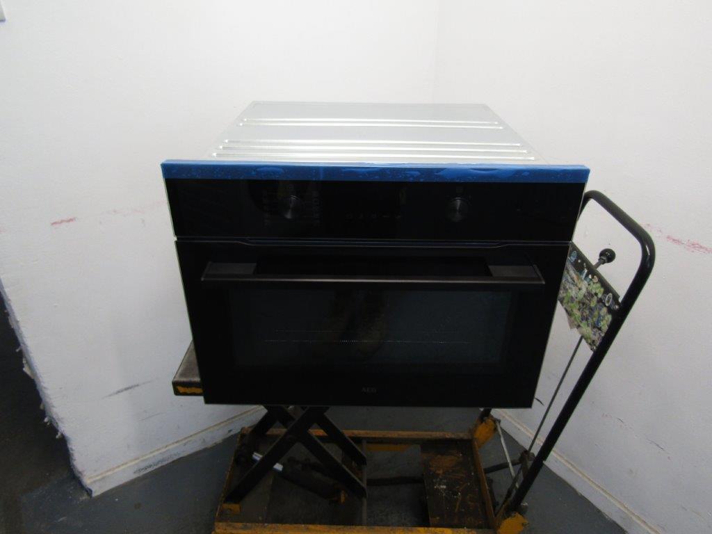 AEG OK6NK40K Built In Combination Microwave Oven in Black GRADE A