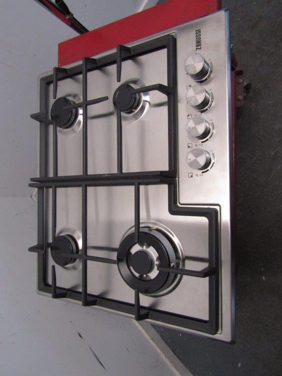 Zanussi ZGH66424XX Gas Hob 60cm 4 Burner in Stainless Steel GRADE B