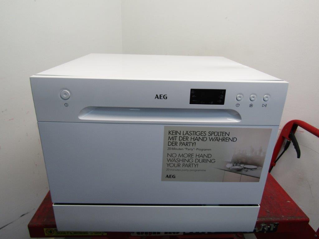 AEG FFB21200CW Tabletop Dishwasher 6 Place White GRADE A