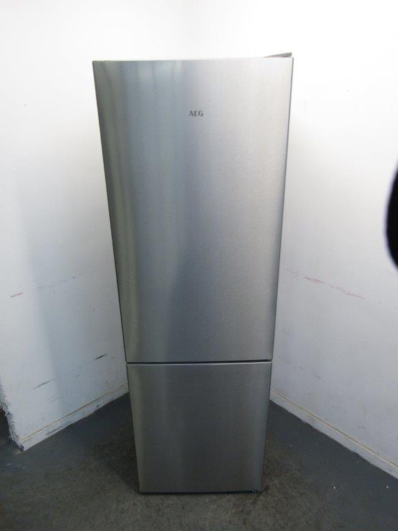 AEG RCB632E2MX 60cm Frost Free Fridge Freezer in Stainless Steel GRADE B