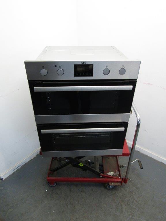 AEG DUB535060M Double Oven Built Under in Stainless Steel Grade A