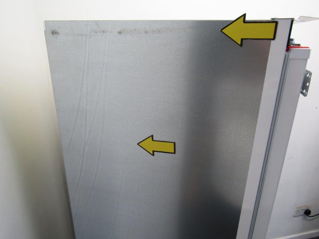 AEG NSK6D181EC Tall Integrated Larder Fridge with Fixed Hinge GRADE A
