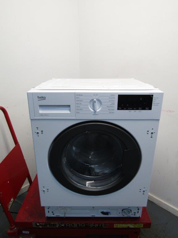 Beko WTIK84121 Fully Integrated 8kg 1400 rpm Washing Machine GRADE B