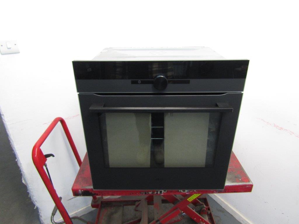 AEG BPK948330T Single Oven Electric Built In Pyrolytic Matt Black GRADE A