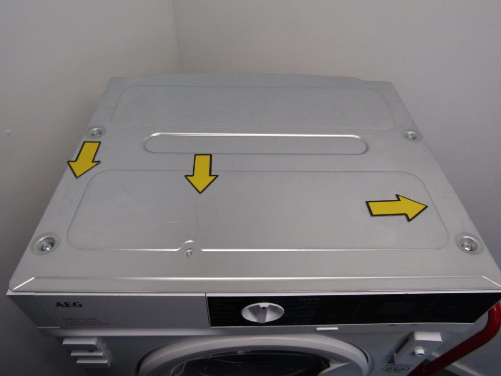 AEG LX6WG84634BI Washer Dryer Fully Integrated 8kg + 4kg 1600rpm White GRADE B