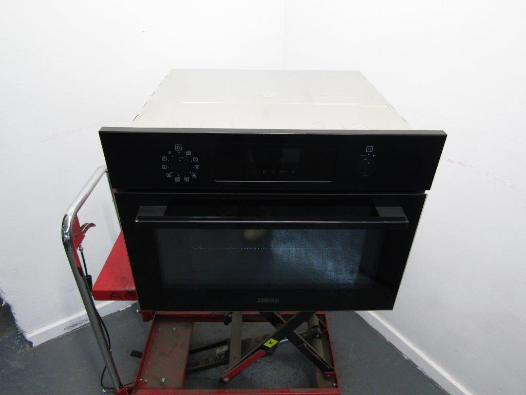 Zanussi ZVENM6KN Compact Microwave Oven with Grill Built in Black REFURBISHED