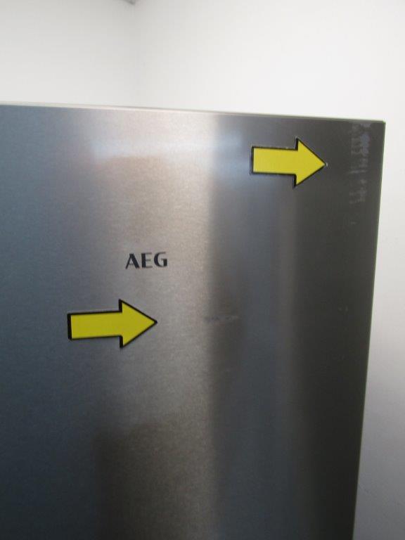 AEG RMB954E9VX Fridge Freezer American Stainless Steel GRADE B
