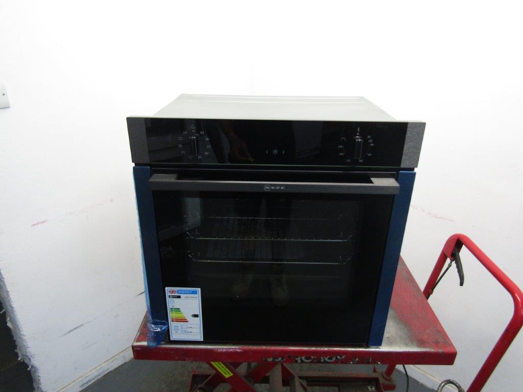Neff B3ACE4HG0B Single Oven Slide & Hide Built In Graphite Black GRADE A