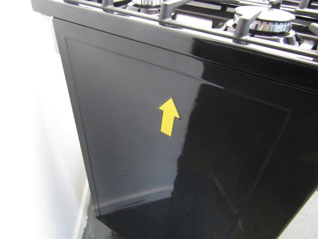 Kenwood CK435BL Range Cooker 90cm Dual Fuel in Black and stainless Steel GRADE B