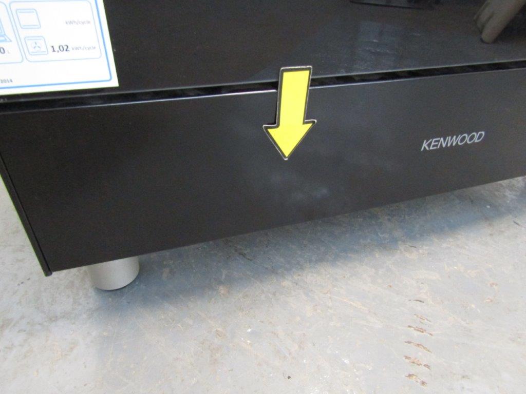 Kenwood CK418 Range Cooker 90cm Electric Ceramic in Black & Chrome GRADE B