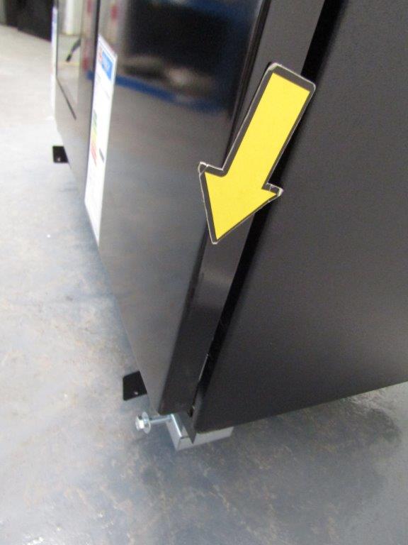 Rangemaster Kitchener 90FSD Range Cooker 90cm Dual Fuel in Black GRADE B