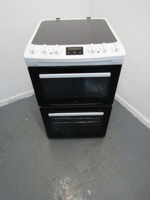 AEG CCX1530ACW Electric Cooker 55cm Ceramic White GRADE A