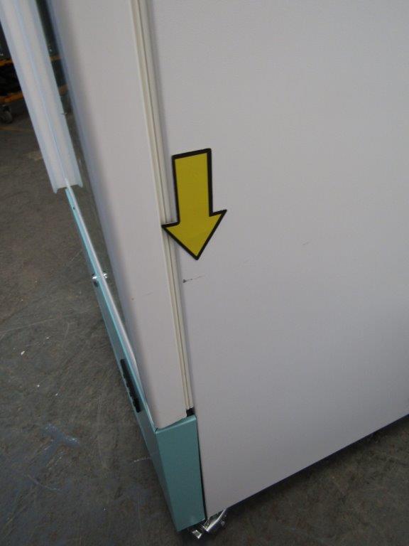 Lec PG1607C Large Glass Door Pharmacy, Medical Fridge in White GRADE A