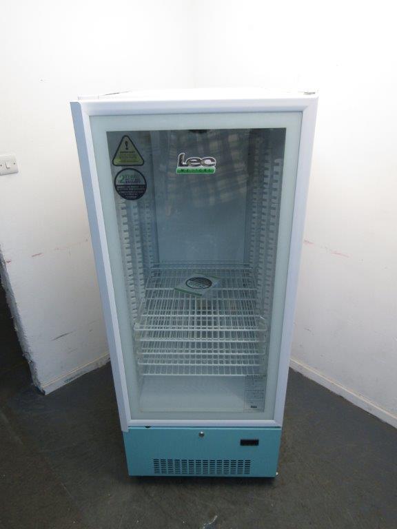 Lec PG1607C Large Glass Door Pharmacy, Medical Fridge in White GRADE A