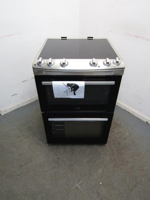 AEG CCX6501ACM Electric Cooker 60cm Ceramic Stainless Steel GRADE A