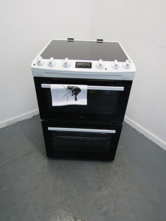 AEG CCX6540ACW Ceramic Cooker 60cm in White GRADE A